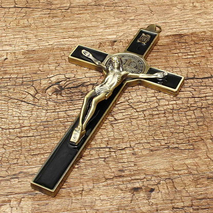 Benedictine Cross wall fixture