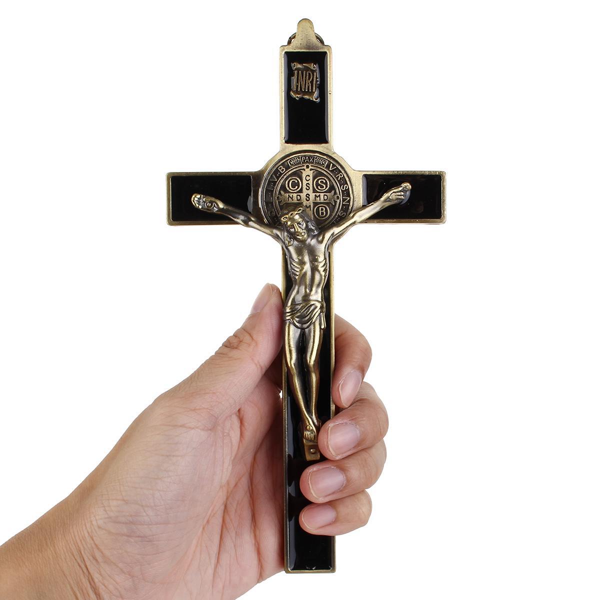 Benedictine Cross wall fixture