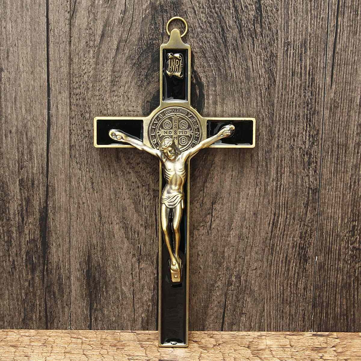 Benedictine Cross wall fixture