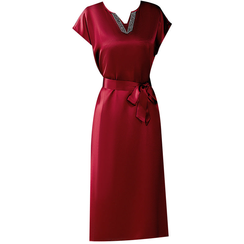 Noble Lady Silk Acetate Satin Dress for Spring and Summer or all Formal Occasions