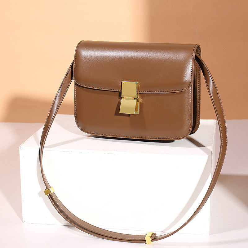 Women's Retro Leather Shoulder Messenger Bag