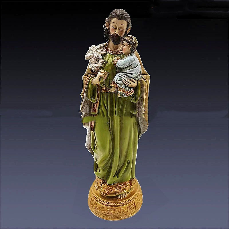 Retro Statue Of Father Joseph