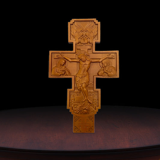 Wooden Cross Crucifix  for Office Home wall and small Altar