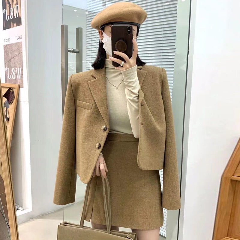 High Waist Skirt Fashion Suit Women