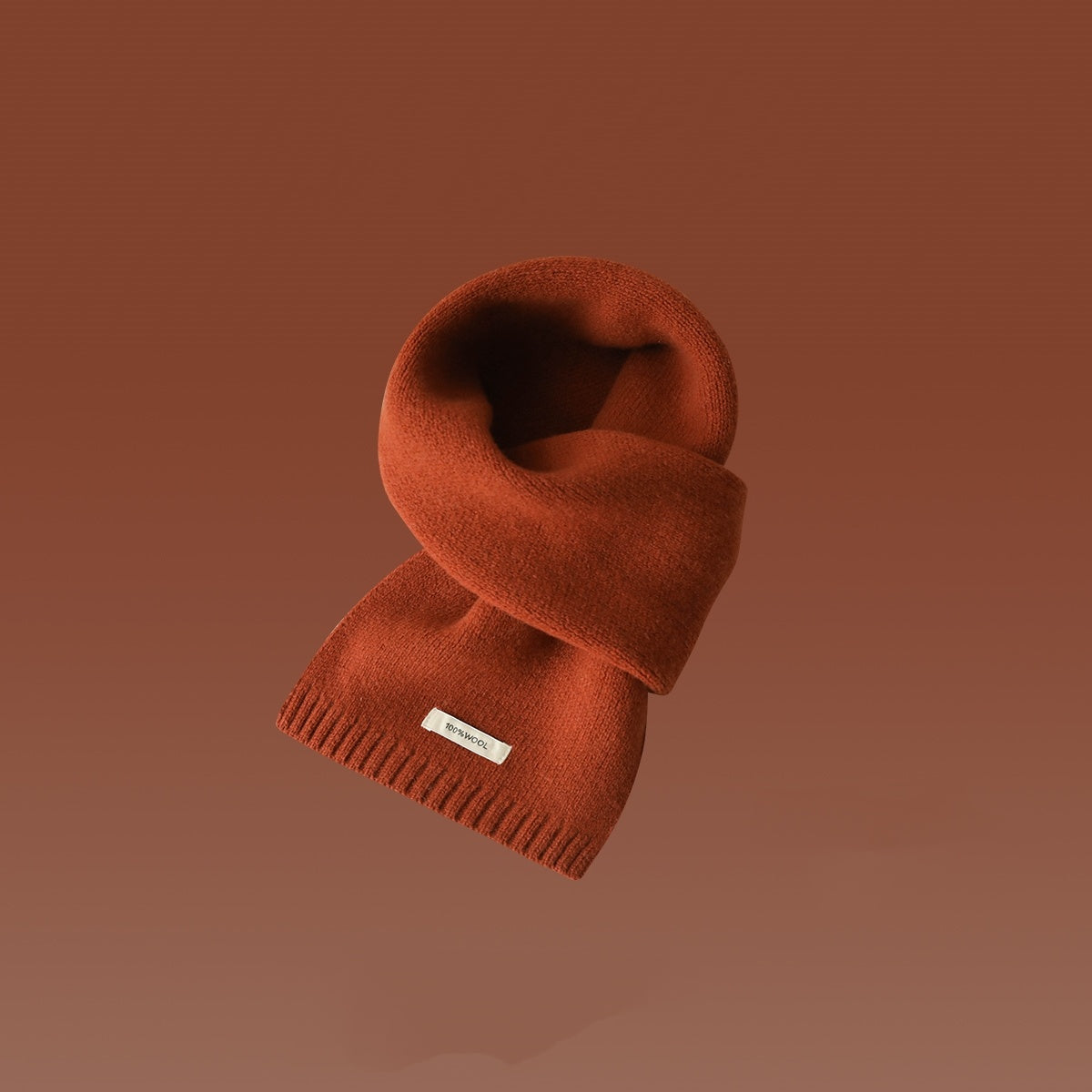 Dirty Orange Wool Beret Girls Autumn And Winter