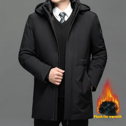 Men's Jacket Coat Thickened Plus Size Cotton Clothes