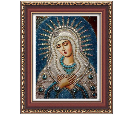 5D Diamond Painting Russian Religious  Virgin Mary Christianity