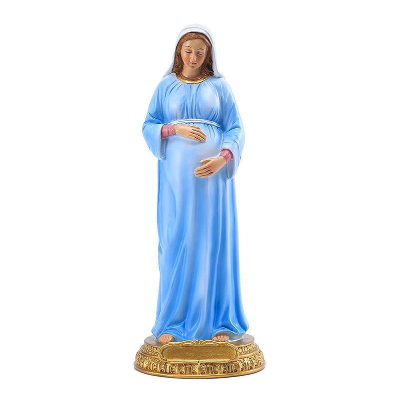 The Pregnant Virgin Mary  Upholstery Resin Crafts