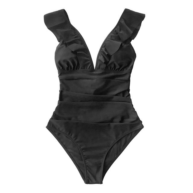 One piece Swimwear Bikini Swimsuit Women Bathing Suit Bodysuit 38