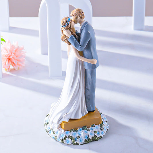 Home Wedding Gift Top Cake Resin Decoration