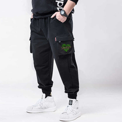 Polyester Plus Size Men's Casual Working Pants