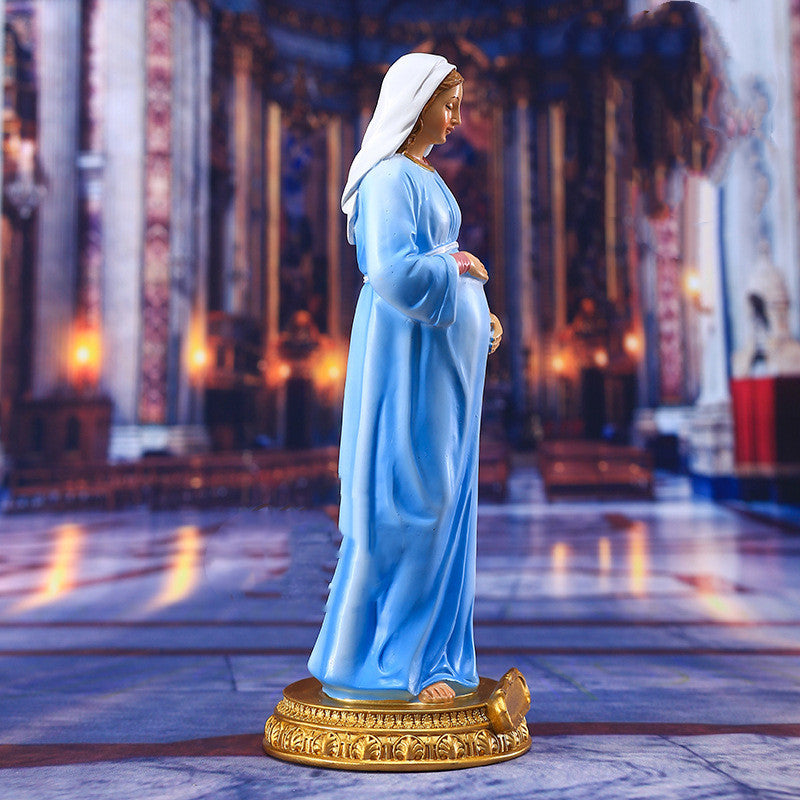 The Pregnant Virgin Mary  Upholstery Resin Crafts