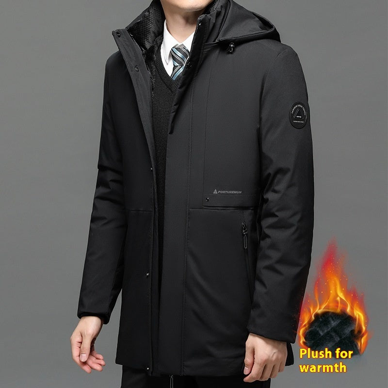 Men's Jacket Coat Thickened Plus Size Cotton Clothes