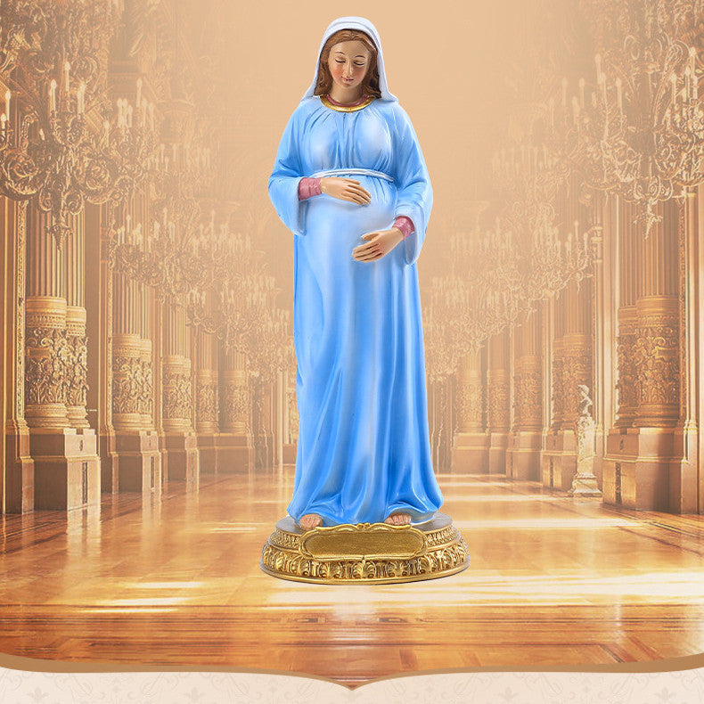 The Pregnant Virgin Mary  Upholstery Resin Crafts