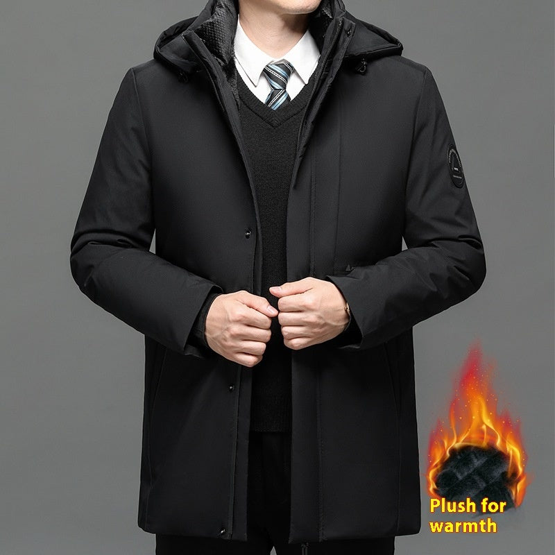 Men's Jacket Coat Thickened Plus Size Cotton Clothes