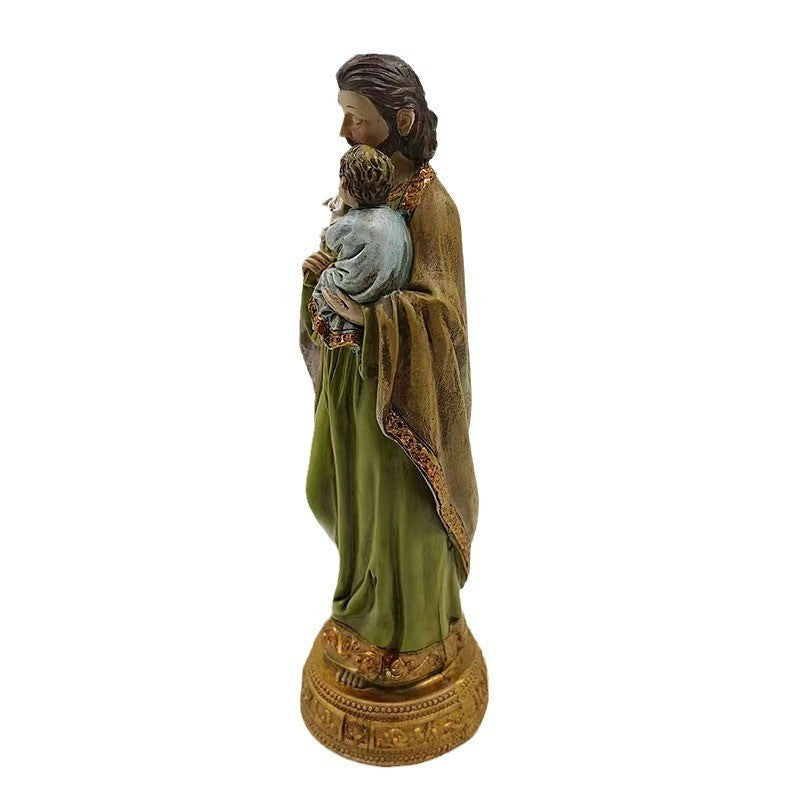 Retro Statue Of Father Joseph