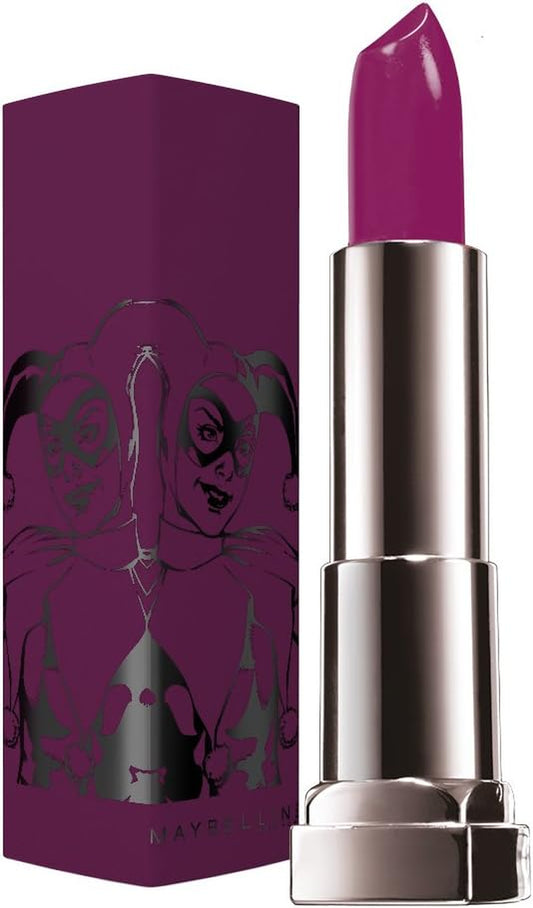 New York Color Sensational Long Lasting Lipstick Limited Edition Be That Girl for Hydrated Lips and Intense Colour Harley Quinn 885 Midnight Merlot